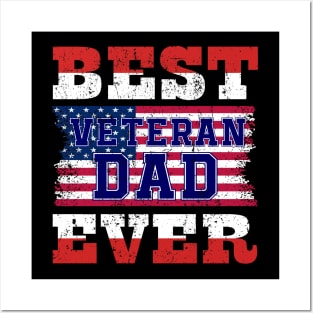 Best veteran dad ever Posters and Art